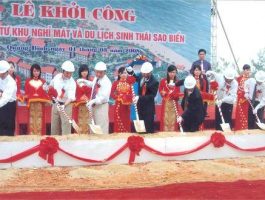 Lễ khởi công khu nghỉ mát và du lịch sinh thái Sao Biển